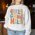 Bachelorette Party Groovy Girls Gone Mild Girls Women Sweatshirt Unique Gifts