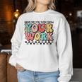 Math Teacher Bruh Did You Even Show Your Work Women Sweatshirt Unique Gifts