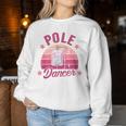 Oncology Nurse Chemo Day Cancer Warrior Pole Dancer Women Sweatshirt Funny Gifts