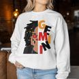 Gemini Girls African American Loc'd Zodiac Sign Women Sweatshirt Personalized Gifts