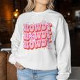 Howdy Southern Western Girl Country Rodeo Pink Cowgirl Disco Women Sweatshirt Unique Gifts