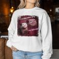 I’M Not Like Other Girls I’M Worse Sarcastic Possum Women Sweatshirt Unique Gifts