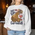 Just A Girl Who Loves Capybaras Capybara Lover Rodent Animal Women Sweatshirt Unique Gifts