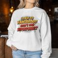 Kangaroo Dad Mom Talk Superpower Kangaroo Women Sweatshirt Unique Gifts