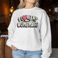 I Love My Wombmate I Love My Twin Brothers Sisters Women Sweatshirt Unique Gifts