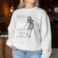 Mama Rockt Das Schon Papaater Kind Familie Mama Raglan Sweatshirt Frauen Lustige Geschenke