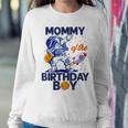 Mommy Of The Birthday Boy Astronaut Space Planet B-Day Mom Women Sweatshirt Unique Gifts
