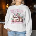 Mutter Faultier Mit Kind Offizielles Beste Mama Schlaf Sweatshirt Frauen Lustige Geschenke