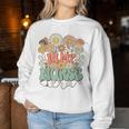 In My Nurse Era Floral Hippie Groovy Retro Daisy Nurse Women Sweatshirt Unique Gifts