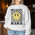 One Happy Dude Mama Happy Face 1St Birthday Party Family Women Sweatshirt Unique Gifts