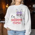 One Hoppy Mama Lustiger Hase Zum Ostertag Sweatshirt Frauen Lustige Geschenke