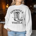 Outfit For Rodeo Western Country Cowboys And Tequila Women Sweatshirt Unique Gifts