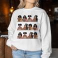 Pretty And Educated Black Read African American Bhm Women Sweatshirt Funny Gifts