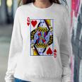 Queen Of Hearts Feminist For Playing Cards Women Sweatshirt Unique Gifts