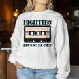 Retro 80S Eighties Music Rocks Cassette Tape Vintage Band Women Sweatshirt Unique Gifts