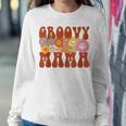 Retro Groovy Mama Matching Family Party Mother's Day Women Sweatshirt Unique Gifts