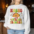 Retro Nacho Average Teacher Appreciation Cinco De Mayo Women Sweatshirt Funny Gifts