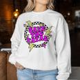 Retro Save The Tatas For Pink Breast Cancer Women Sweatshirt Unique Gifts