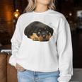 Rottweiler Rottie Mama Hund Papa Liebe Haustier Sweatshirt Frauen Lustige Geschenke