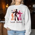 Sisters Funk Vintage 70S Costume Lover Rare Soul Music Women Sweatshirt Unique Gifts