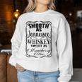 Smooth As Whiskey Sweet As Strawberry Wine Western Country Women Sweatshirt Funny Gifts