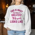 So Sieht Die Beste Mutter Der Welt Aus Mama Muttertag Sweatshirt Frauen Lustige Geschenke