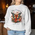 Vintage Butterfly Christian Bible Verse New Creation Women Sweatshirt Unique Gifts