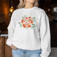 Vintage Tattoo Rose Flower Youth Women Sweatshirt Unique Gifts