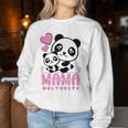 Weltbeste Mama 2024 Muttertag Panda Sweatshirt Frauen Lustige Geschenke