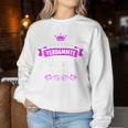 Women's Ich Bin Eineerdammte Prinzessin Du Pisser S Sweatshirt Frauen Lustige Geschenke