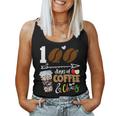 100 Days Of Coffee 100Th Day Of School For Teacher Student Women Tank Top