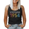 1954 Vintage 1954 For Made Born In 1954 Women Tank Top