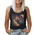 2024 Solar Eclipse Chicken Wearing Glasses Totality Women Tank Top