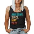 3 Year Old Vintage Awesome Since May 2021 3Rd Birthday Women Tank Top