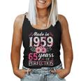 65 Year Old Made In 1959 Floral Flower 65Th Birthday Womens Women Tank Top
