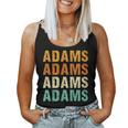 Adams Last Name Family Reunion Surname Personalized Women Tank Top