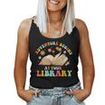 Adventure Begins At Your Library Summer Reading 2024 Groovy Women Tank Top