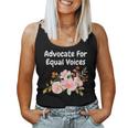 Advocate For Equal Voices Empower Equal Rights Women Tank Top