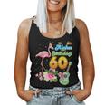 Aloha Hawaii 60Th Birthday 60 Years Old Flamingo Hawaiian Women Tank Top