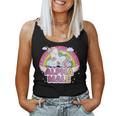 Alpha Male Unicorn Rainbow Ironic Embarrassing Weird Silly Women Tank Top