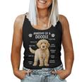 Anatomy Of A Doodle Dog Doodle Owner Goldendoodle Mom Women Tank Top