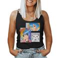 Anime Girl Cat Otaku Anime Merch Kawaii Stuff Women Tank Top