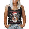 Appenzeller Nikolausmütze Weihnachten Lustig Hund Mama Papa Tank Top Frauen