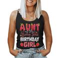 Aunt Of The Berry First Birthday Of Girl Strawberry Auntie Women Tank Top