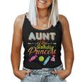 Aunt Of The Birthday Princess Bday Girl Family Donut Candy Women Tank Top