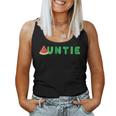 Auntie Watermelon Summer Tropical Fruit Women Tank Top