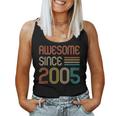 Awesome Since 2005 Retro And Vintage 2005 Birthday Women Tank Top