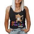 Back To School 6Th Grade Dabbing Cat 1St Day Women Tank Top