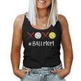 Ball Mom Softball Mom Baseball Mom Women Tank Top