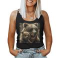 Bären Grizzlybär Braunbär Bär Geschenk Papa & Mama Bären Tank Top Frauen